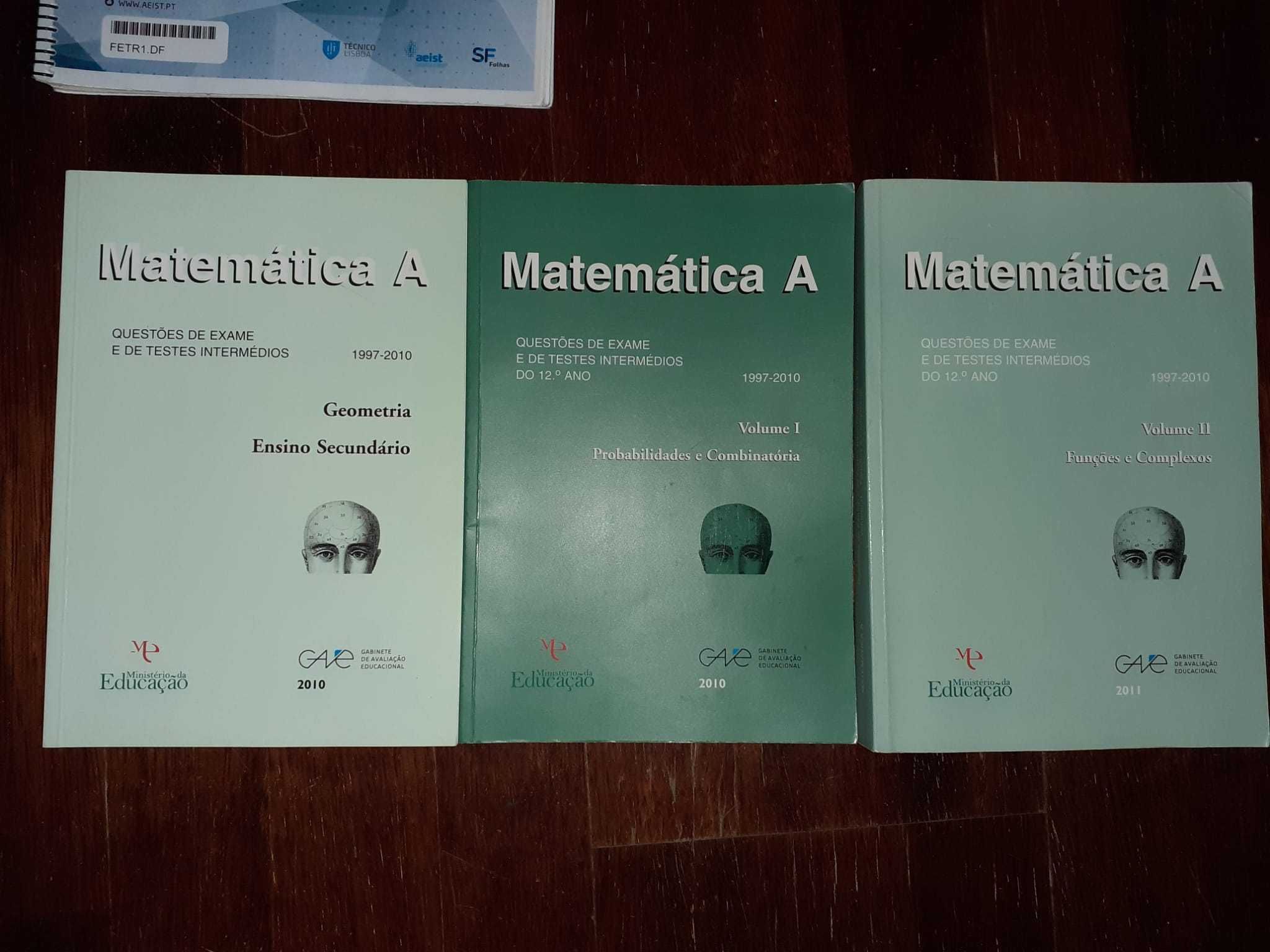 Exames 12º e 11º ano - Matemática, Português, Fisico Química, Biologia