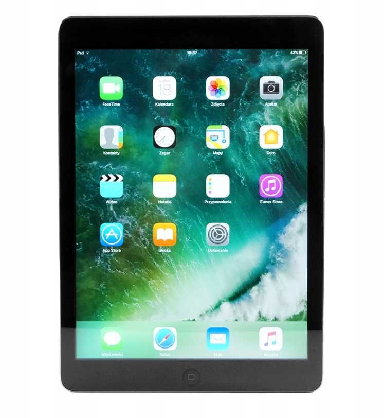 Nowoczesny Tablet Apple iPad Air 9,7" 1 GB / 16 GB Szary *PROMOCJA*