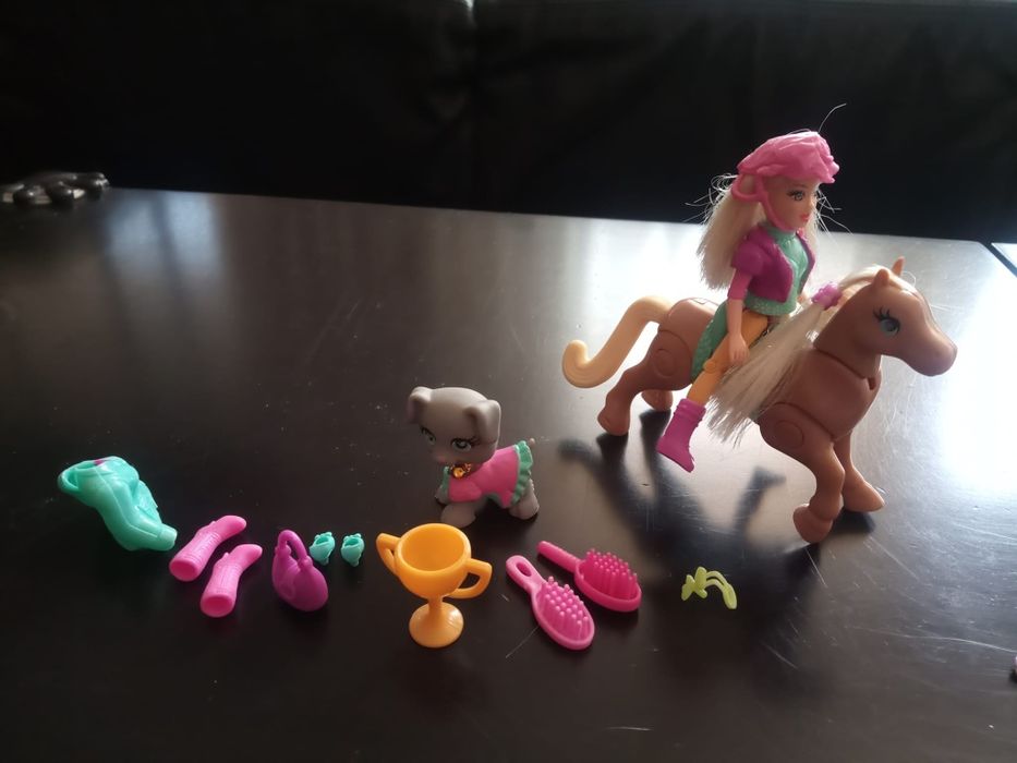 Polly pocket rancho com ponei