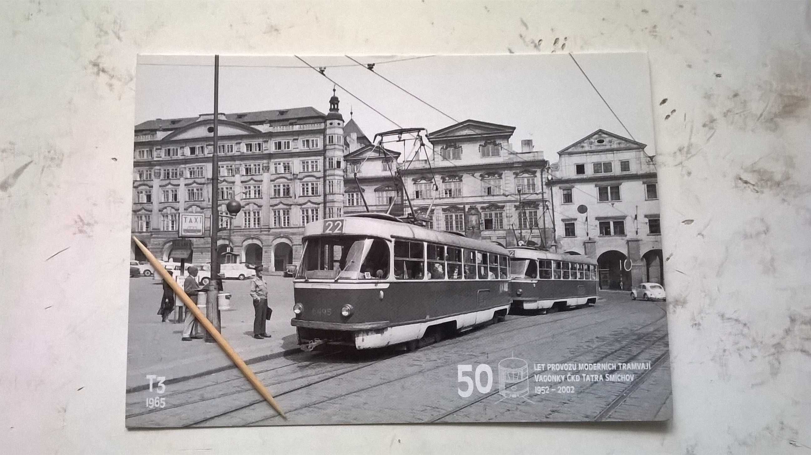 PRAGA - praskie tramwaje - pocztówki (widokówki) - 6szt.