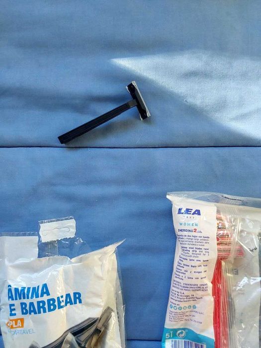 Lamina de depilação/ barbear descartável fechada feminina e masculina