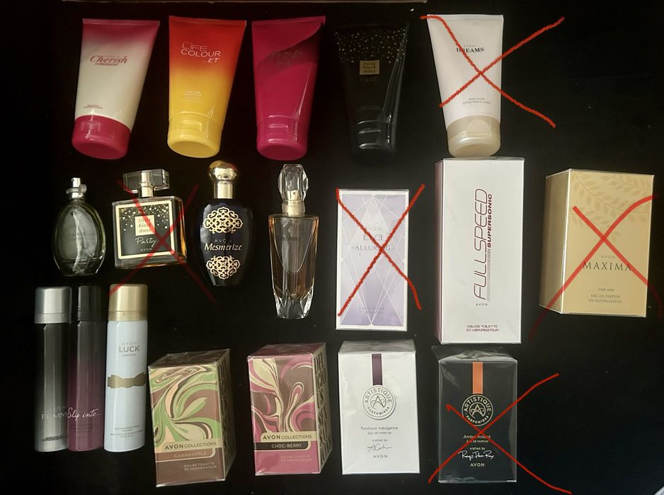 Avon zestaw unikatowych zapachow