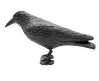 Odstraszacz ptaków gołębi szpaków duży czarny kruk strach na balkon