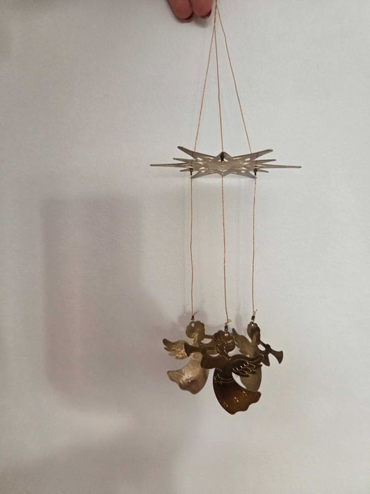 Pack of 2 angels chime ornament