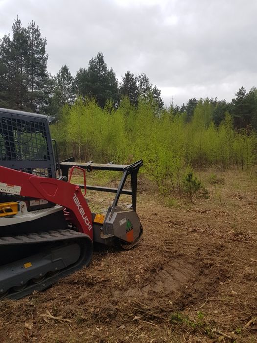 Czyszczenie działek mulczer samosiejki profesjonalnie
