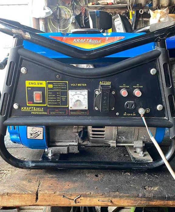 Б/У Бензиновий ГЕНЕРАТОР (Kraft&Dele Professional) 2022