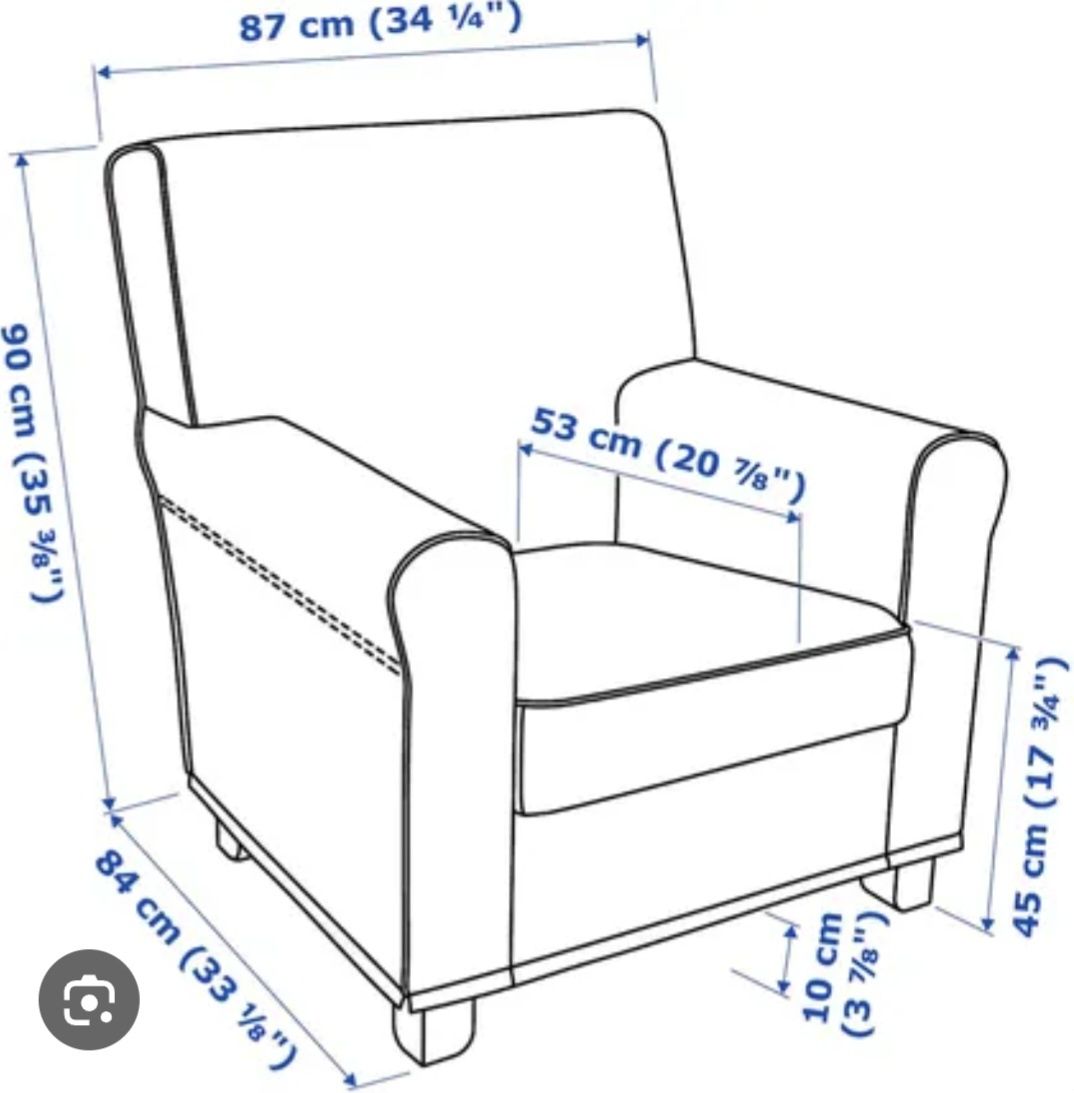 fotel ikea gronlid