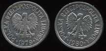10 groszy 1979 i 1980 - skrętki!!!