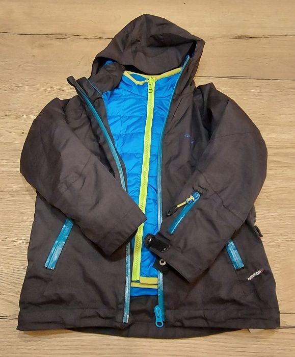 kurtka przeciwdeszczowa z podpinką, Decathlon Quechua