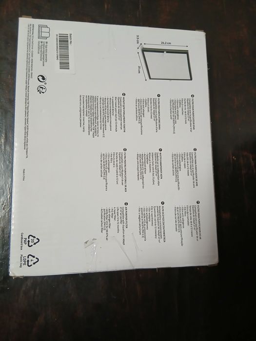 Filtro para purificador de ar