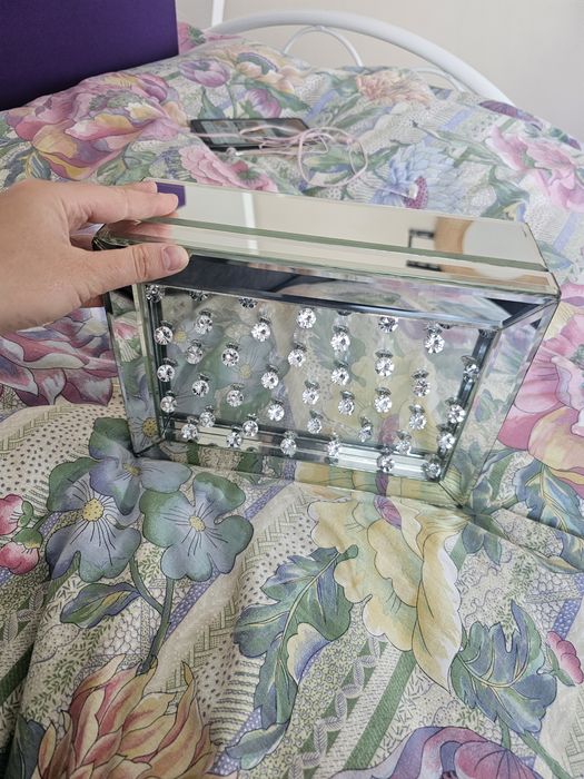 Szkatuła na biżuterie Home&You Lustrzana szkatułka Brillianto pudełko