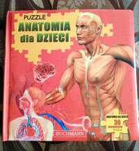 Książka i puzzle anatomia dla dzieci