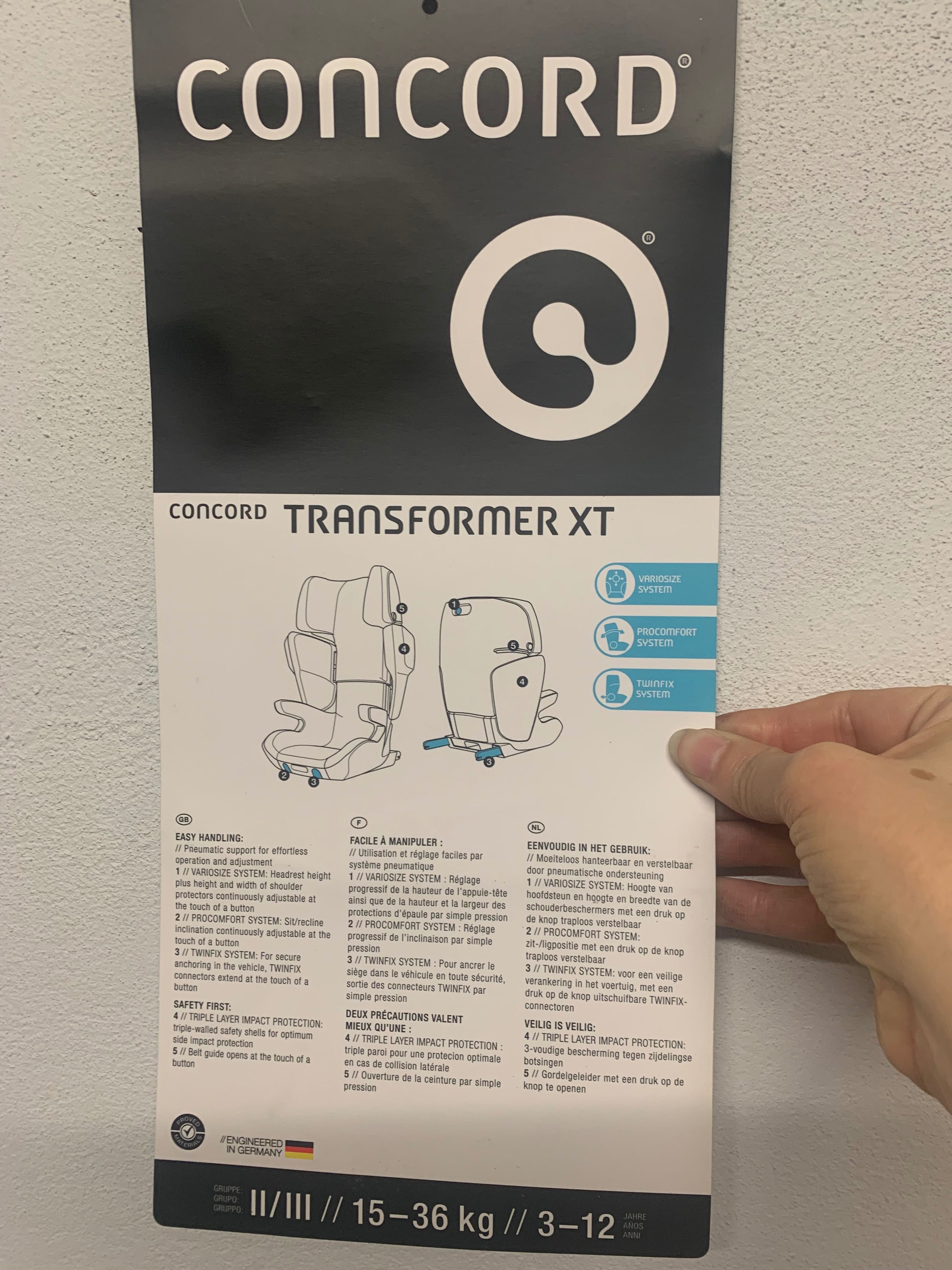 Concord Transformer XT cadeira auto