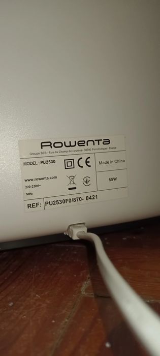 Purificador de ar Rowenta PU2530/FO870