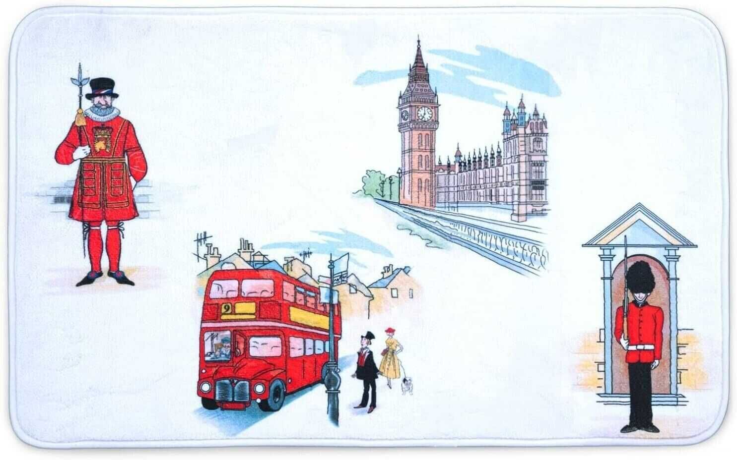 London City Dywanik Łazienkowy miękki 50x80 cm Antypoślizgowy