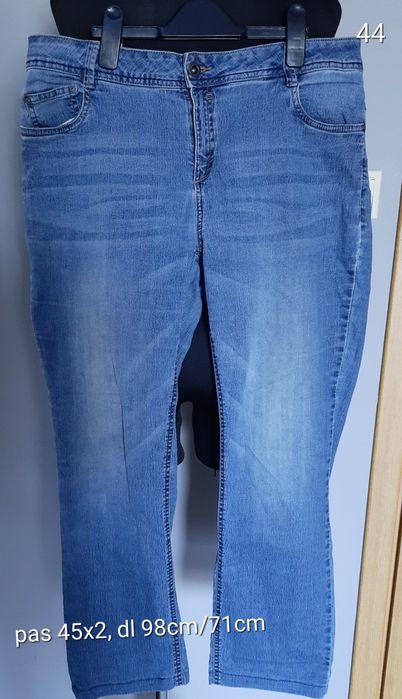 Spodnie damskie dżinsowe r. L