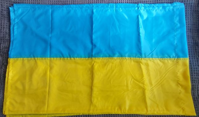 Государственный Флаг Украины, сине-жёлтый, большой 135*90 см