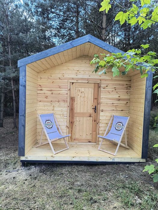 Nowoczesny domek ogrodowy 4x3 m – drewniana stodoła, altana