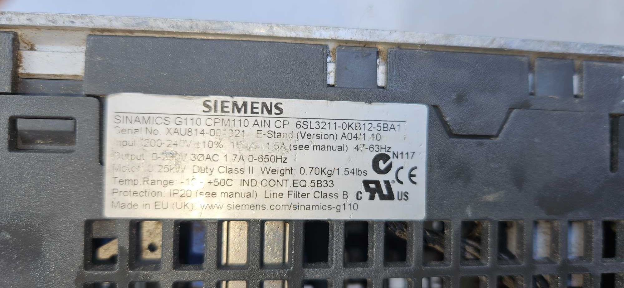 Sinamics g-110  siemens