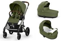 CYBEX BALIOS S LUX wózek 2w1 |Moss Green | kol 2025 folia i adaptery