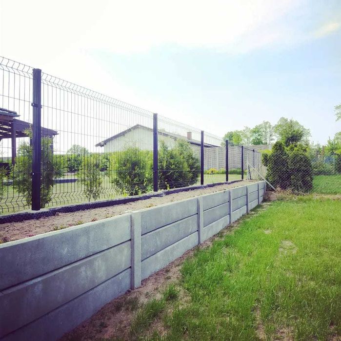 Ogrodzenie panel 3d 1,23m fi 4 RAL 7016 antracyt DARMOWA WYCENA, RATY