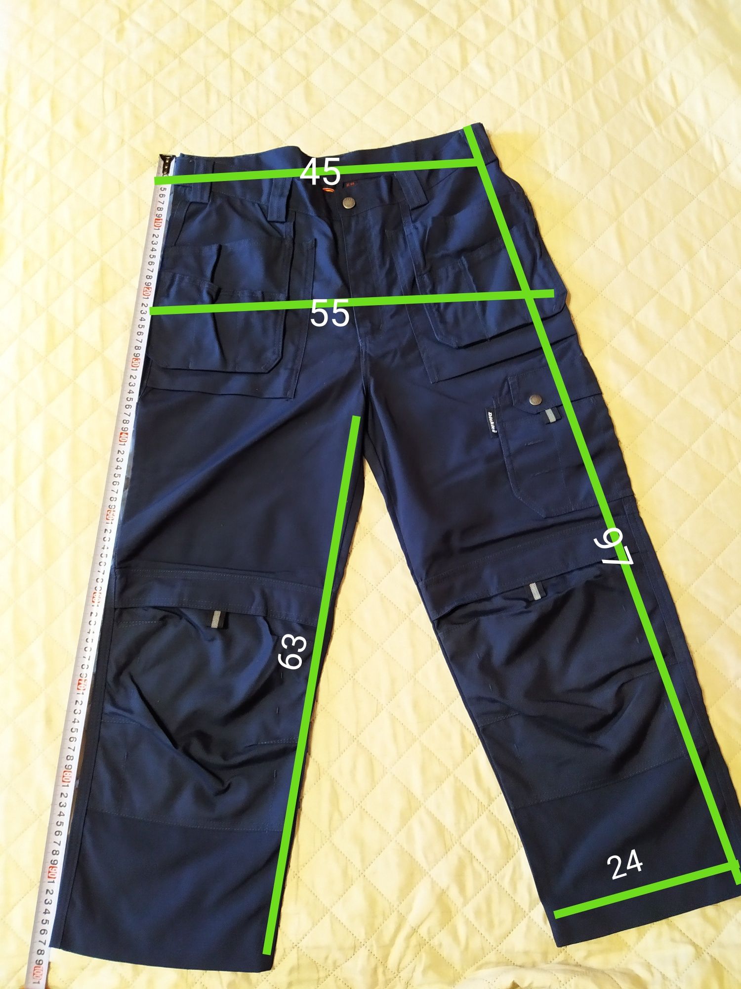 Оригинальные рабочие брюки бриджи DICKIES UK34R 50-52