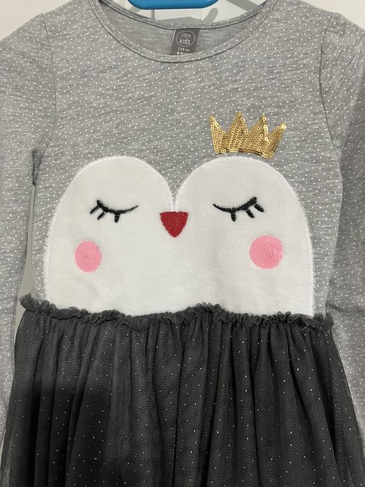 Sukienka świąteczna/ zimowa/ Boże Narodzenie - 134, tiul