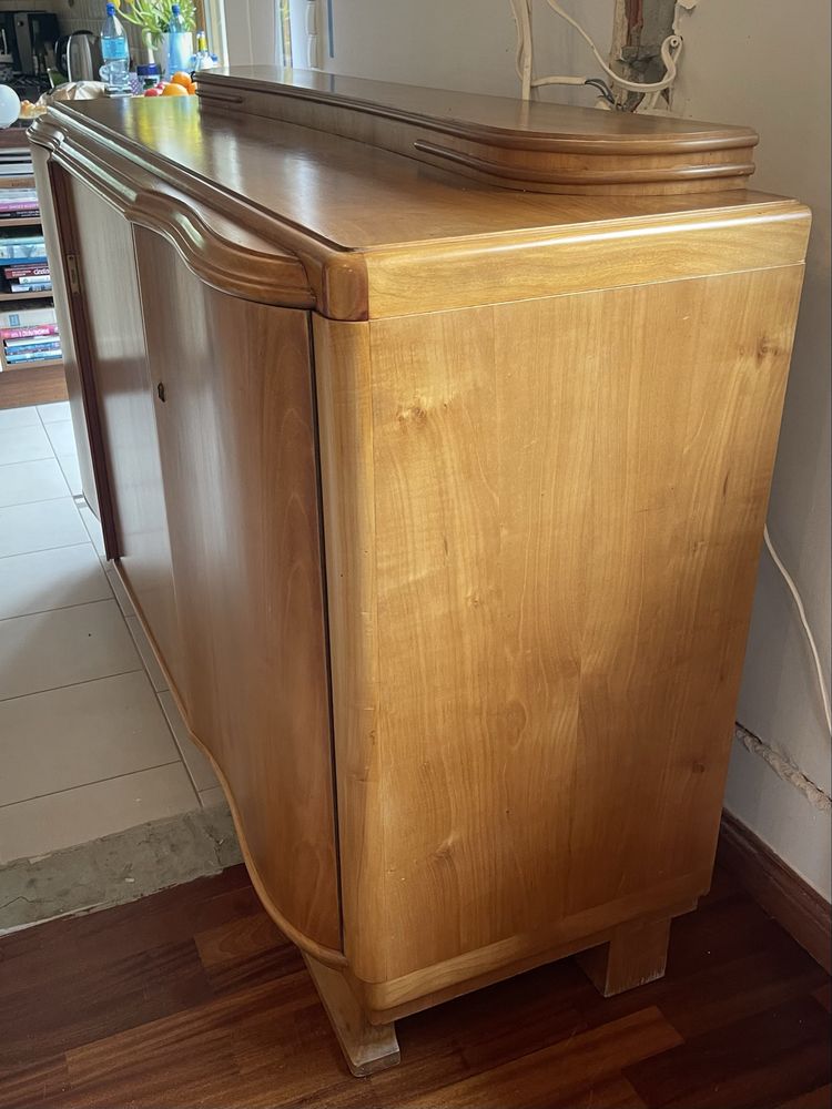 Komoda z litego drewna Art Deco