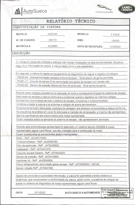 Jaguar F Pace Prestige