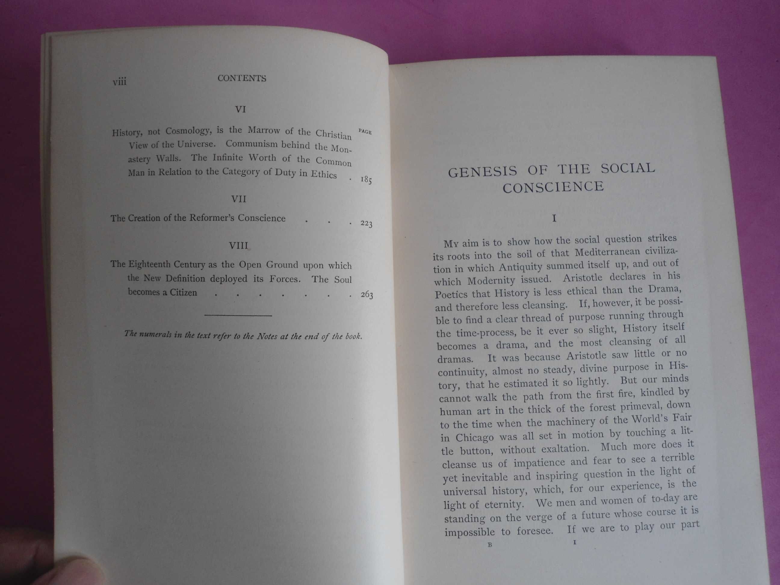 Genesis of the social conscience por H.S. Nash (1897)