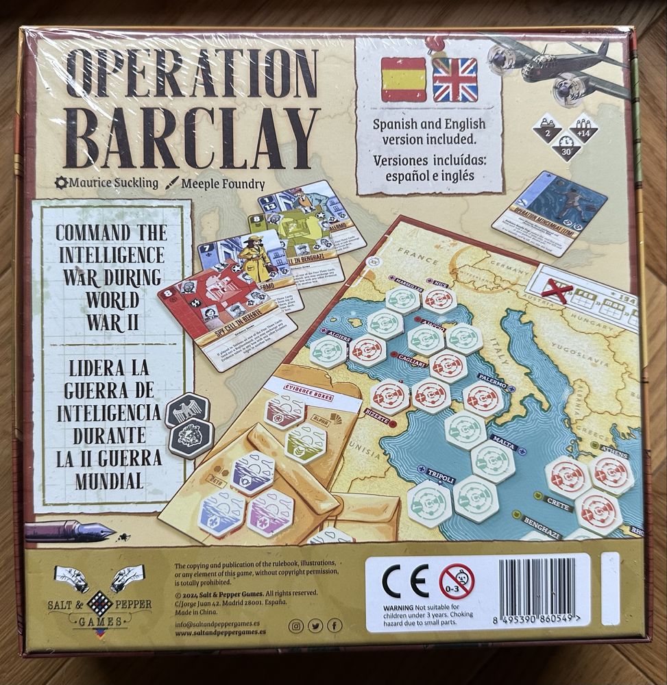 Operation Barclay - gra planszowa - nowa