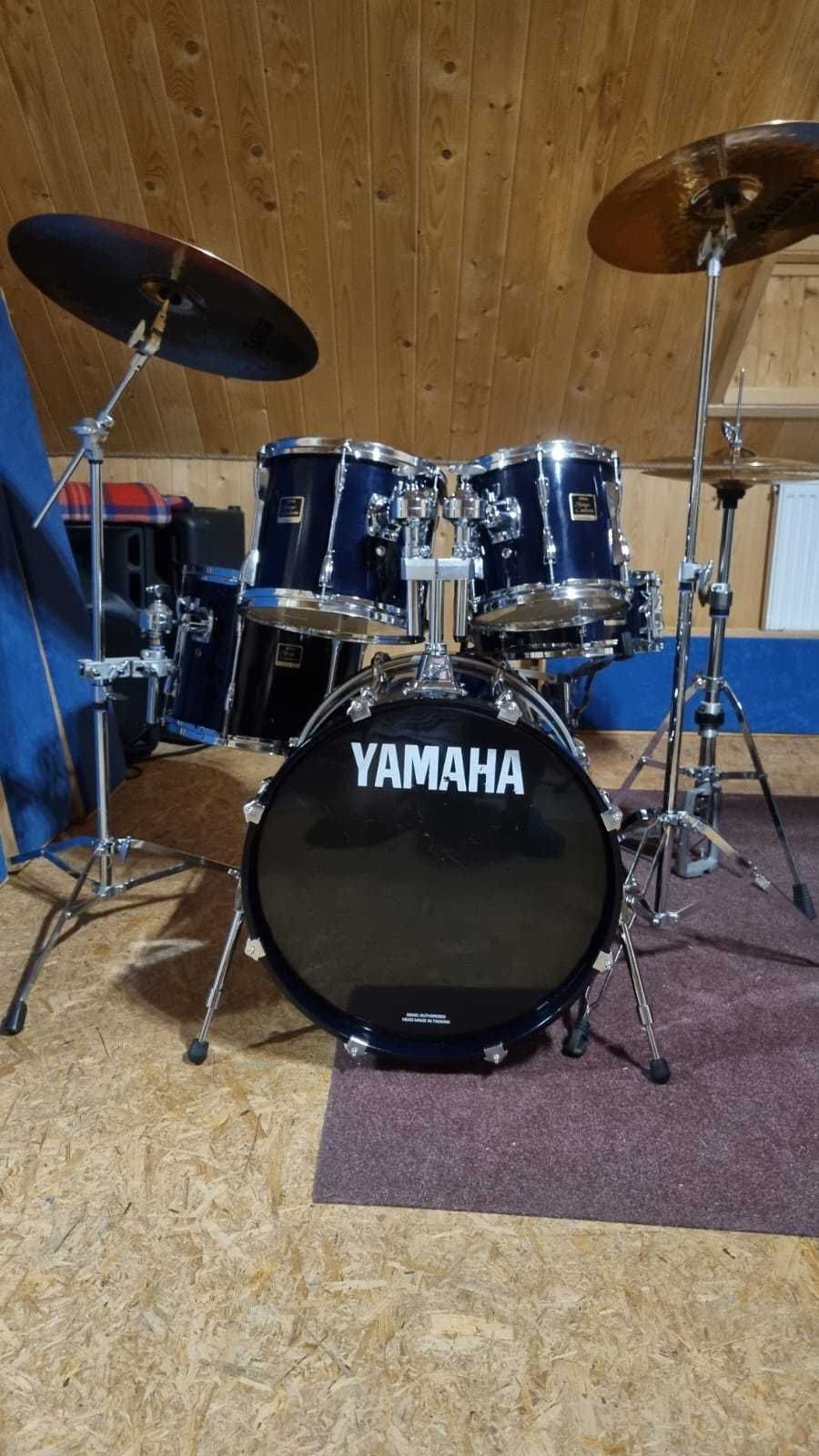 YAMAHA STAGE CUSTOM bass drum 20" - komplet + talerze SABIAN B8Pro
