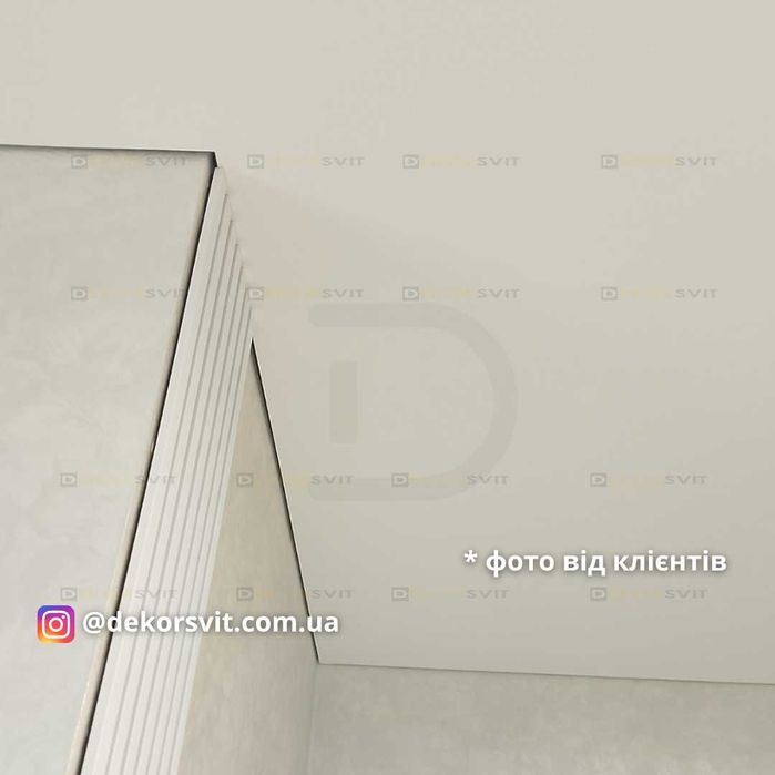 Тіньовий профіль. Профіль тіньового шва 10 мм.Профіль для гіпсокартону