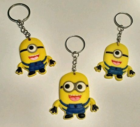 Porta-chaves Mínimos / Minions em silicone