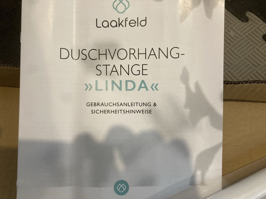 Drążek prysznicowy/wannowy LAAKFELD biały