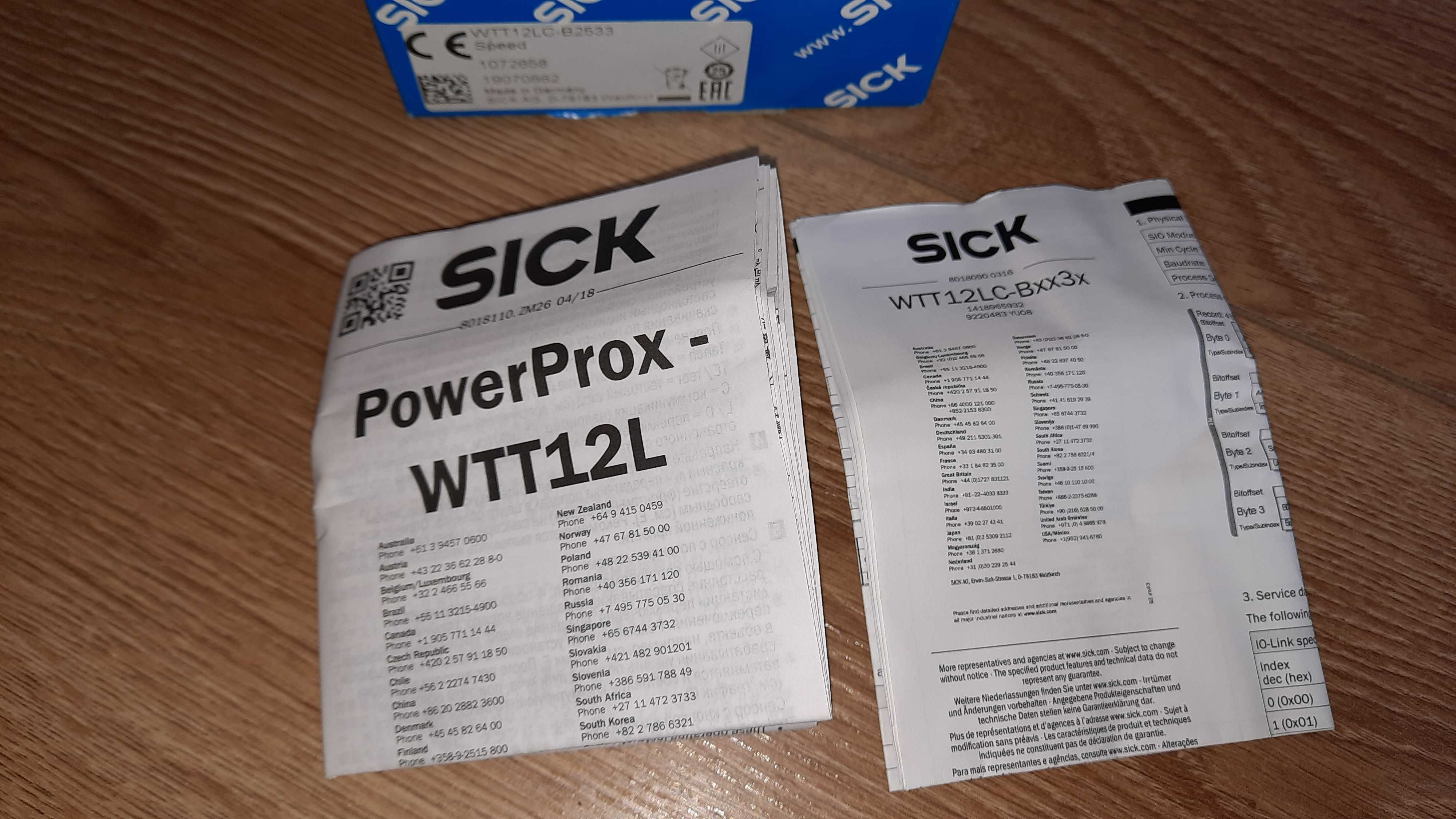 Czujnik fotoelektryczny Sick WTT12LC