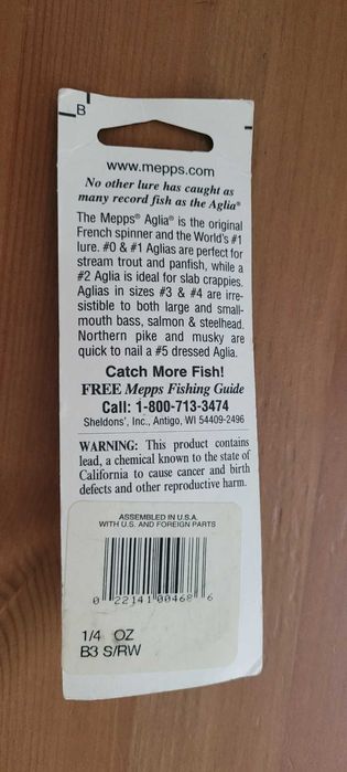 Mepps Aglia 3 nowy - Vintage USA