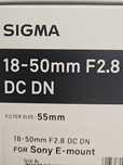 SIGMA C 18-50mm f/2.8 DC DN Sony-E jak Nowy