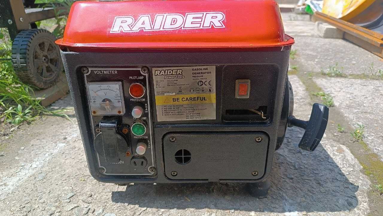 Генератор бензиновый Raider RD-GG08 0,8 кВт  (номінальна 0,65 кВт)