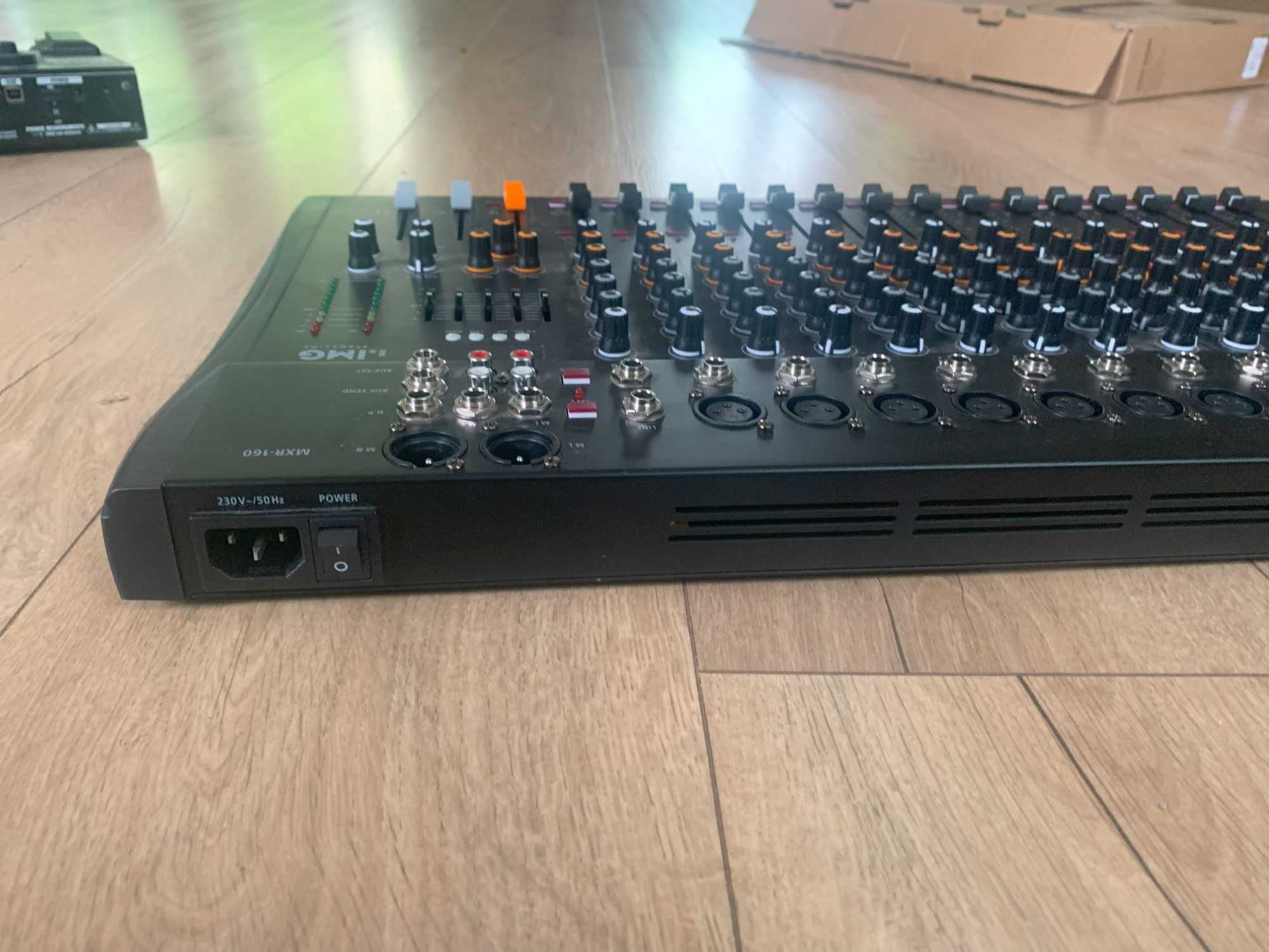 IMG STAGELINE MXR-120- 12-kanałowy mikser audio (jak nowy)