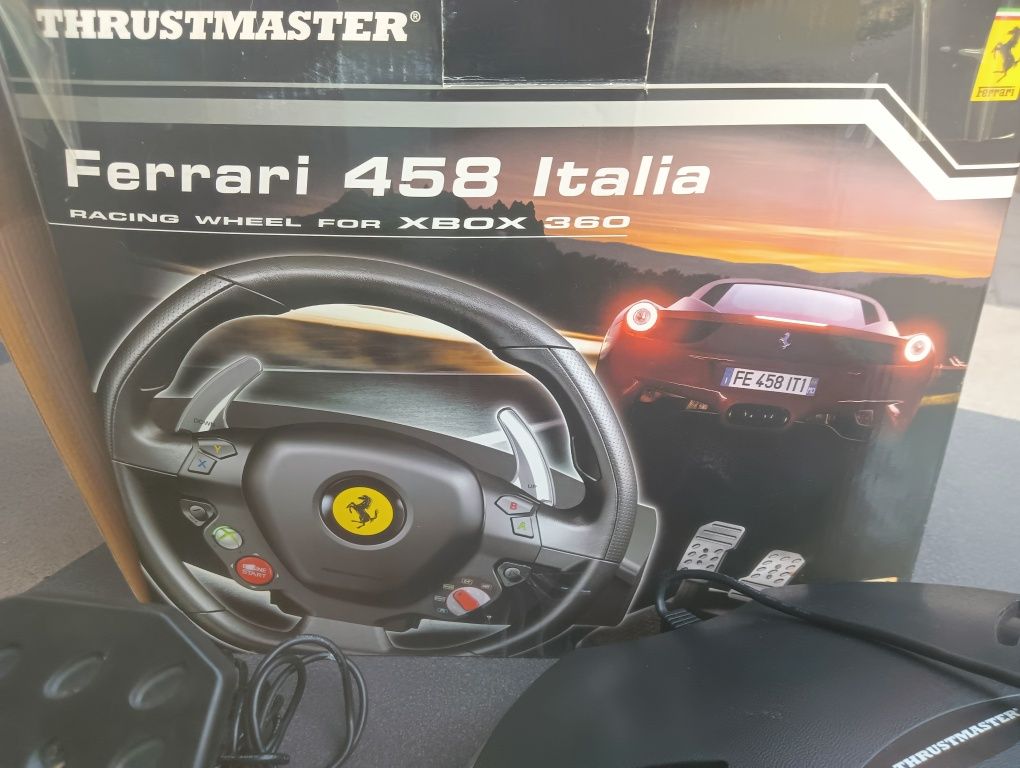 Kierownica thrustmaster 458 Italia (stan idealny) + GRATIS