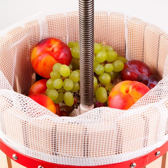 Prasa śrubowa do owoców 12 l - średnica 24 cm