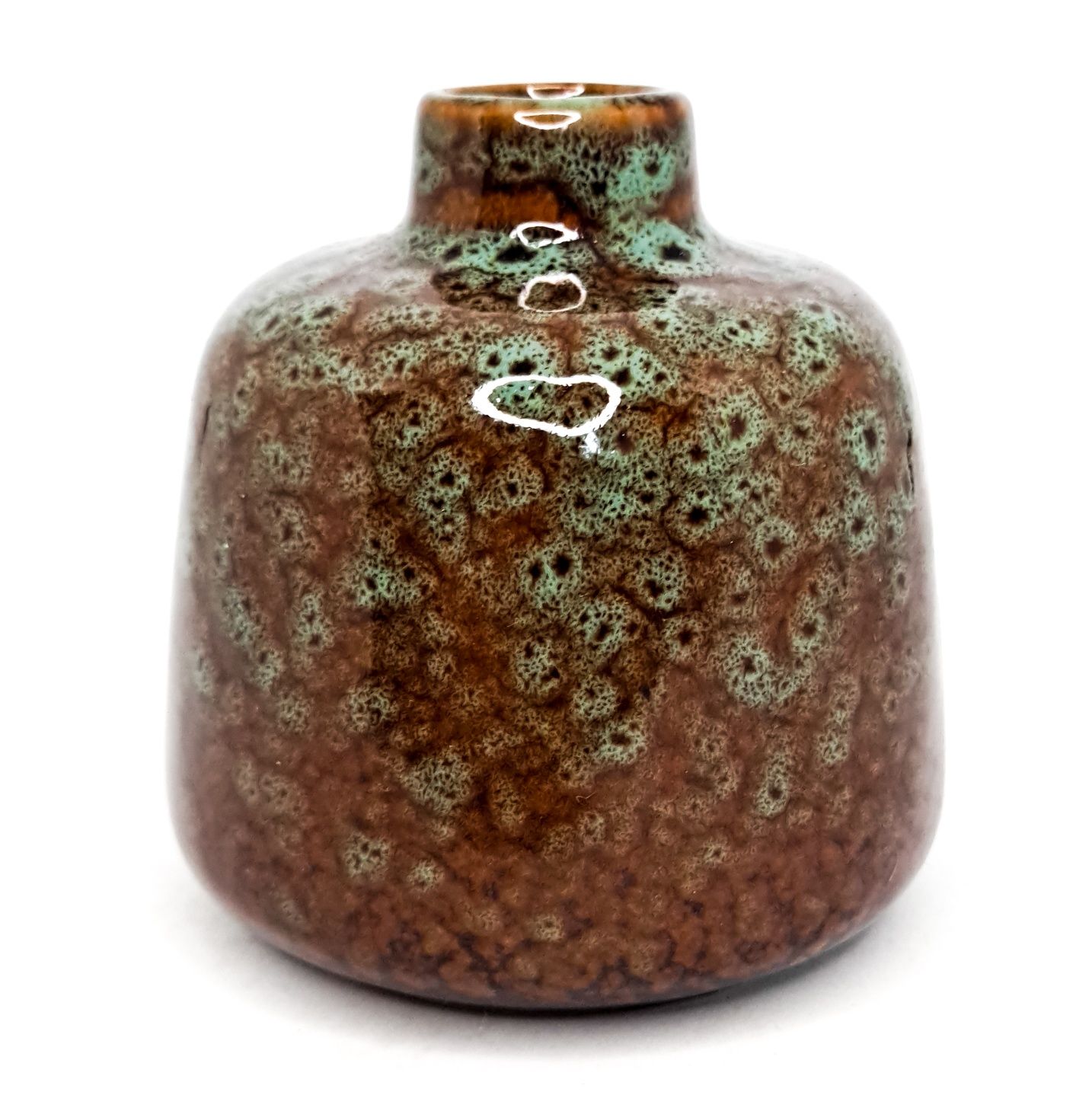 Wazonik ceramiczny szkliwiony 7 cm