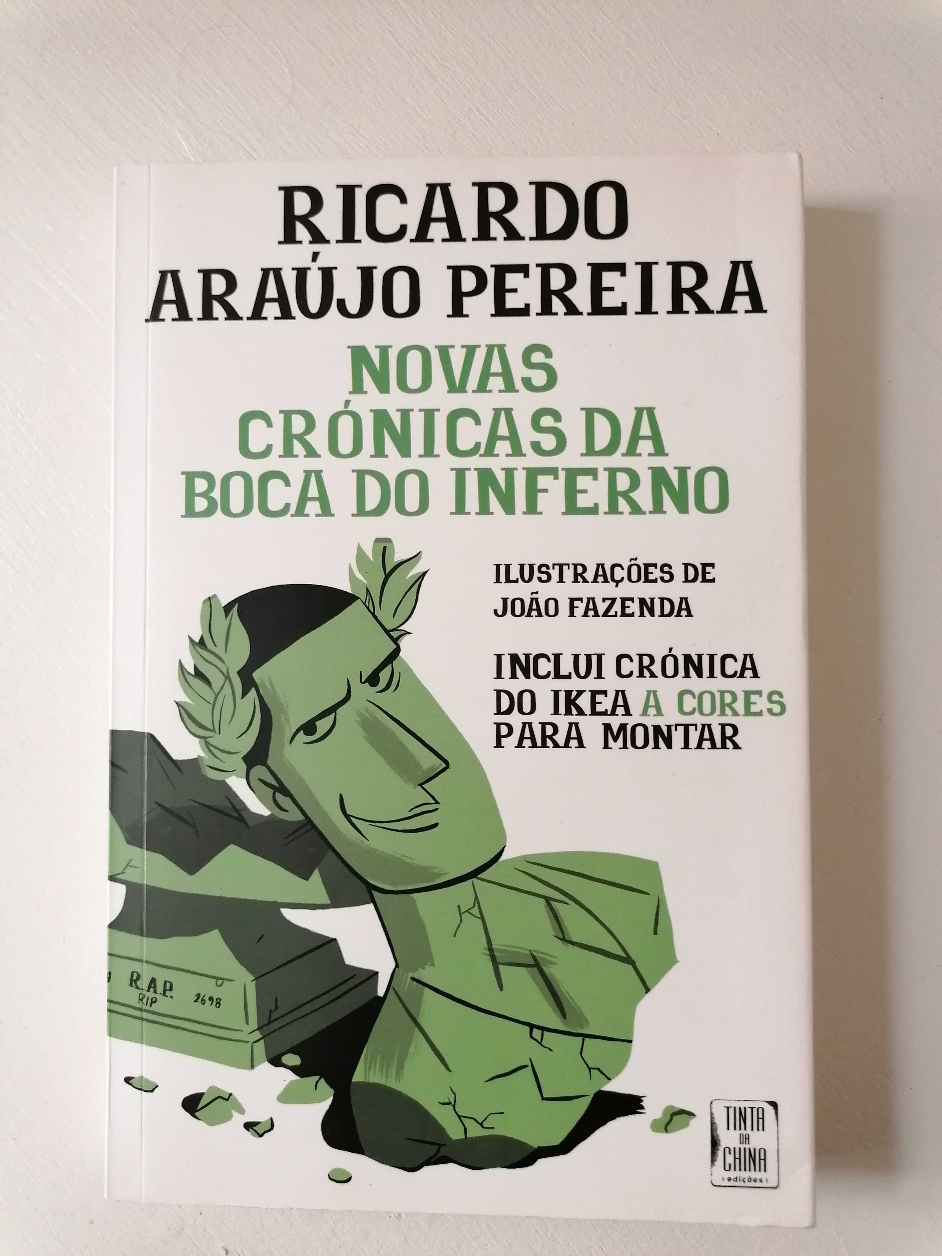 Livro Novas crónicas da boca do inferno - Ricardo Araújo Pereira