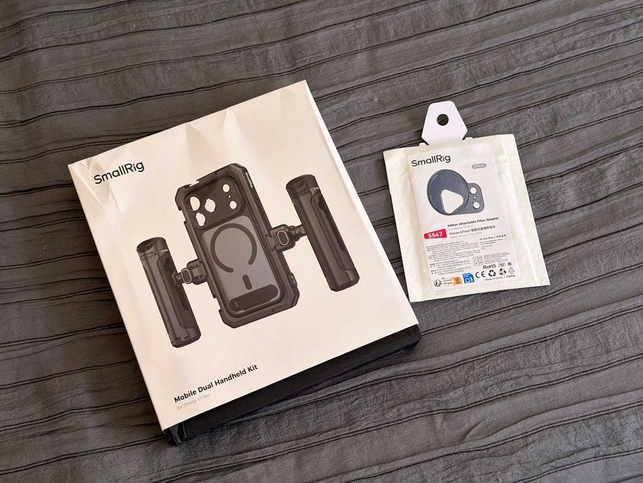 SmallRig Mobile Dual Handheld Phone Cage Kit for iPhone 17 Pro