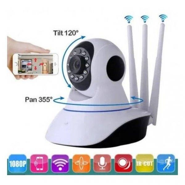 Кімнатна Wi-Fi камера 6030B IP UKC microSD 100ss, PT2, 2mp бездротова