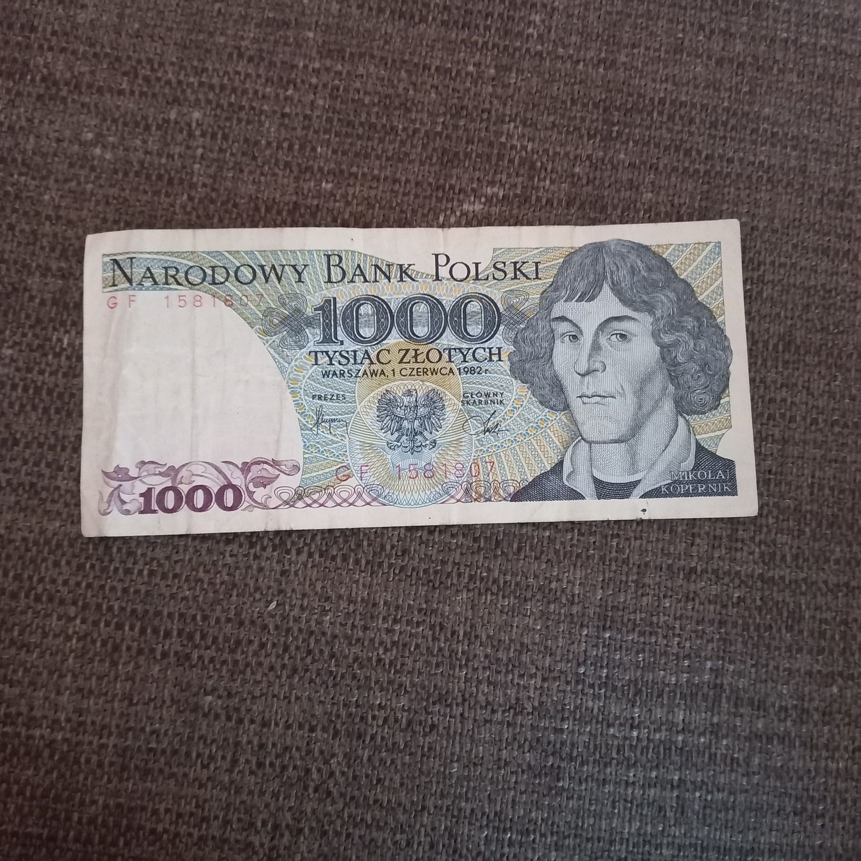 Banknot 1000 zł Mikołaj Kopernik