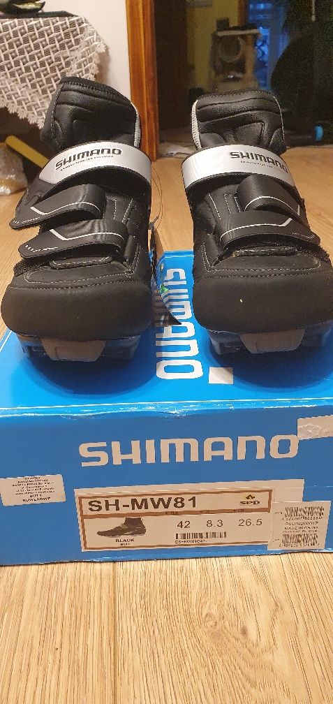 Buty spd rowerowe zimowe  shimano mw81