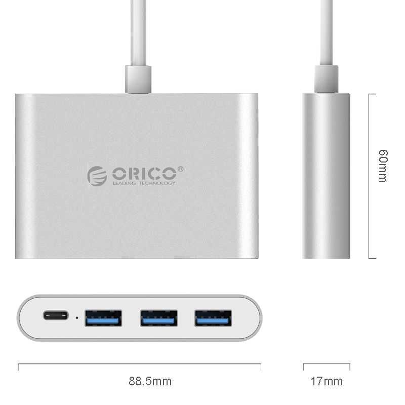 Хаб, концентратор USB-C Hub Orico