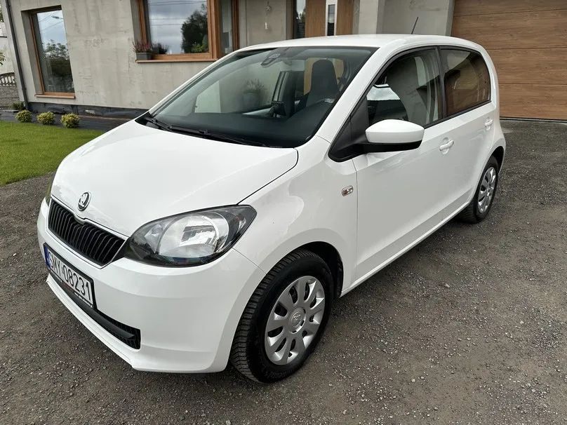 Skoda Citigo 1.0 niski przebieg, zadbana, super stan, nawi GARMIN, 5 drzwi